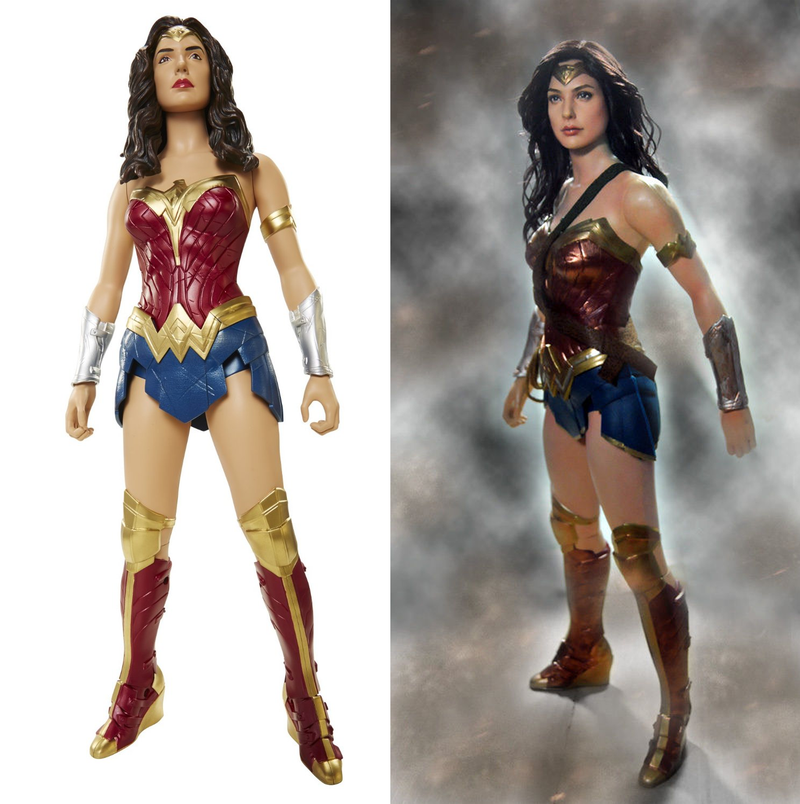 Illustration for article titled Así queda una figura de Wonder Woman de 20 dólares después de que un experto la retoque